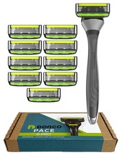 Dorco Pace 6 Pro - Six Blade Razor System with Trimmer - 1 Count (Pack of 10)  picture