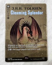 Gleaming Splendor (Borderless) The Hobbit Regular NM Magic The Gathering LOTR picture