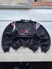 GRAIL🚨90s BIG LOGO NIKE SWEATSHIRT SWOOSH FADED RARE Y2K BOXY OVERSIZED ZIP picture