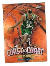 1998-99 Topps Chrome Ron Mercer Coast to Coast Refractors #CC14  CELTIC picture