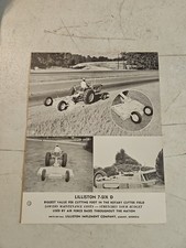 Vtg Lilliston 7-Six D Rotary Mower Cutter Sales Brochure Lilliston Implement Co. picture