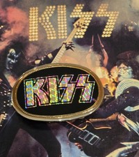 Vintage 1978 KISS Pacifica Prism Belt Buckle EXCELLENT  picture