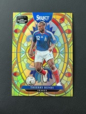 2025-26 Panini Select World Cup - Stained Glass Thierry Henry #19💥SSP Case Hit picture
