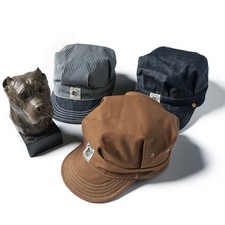 Bronson Retro Railroad Engineer Hat Adjustable Rugged Style Train Conductor Cap picture