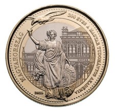 Hungary 200 Forint coin 2025 200th Anniv Foundation Of HUN Academy Of Sciences. picture