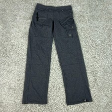 Athleta Pants Womens ST Gray Softshell Cargo Track Pockets Bettona Boyfriend picture