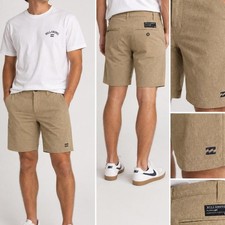 Billabong Platinum X Hybrid Shorts Mens 30 Tan Khaki Heather M202TCRO picture