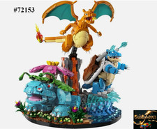 NEW 6838 PCS Charizard Blastoise Venusaur Pokemon Generic Building Block Set picture