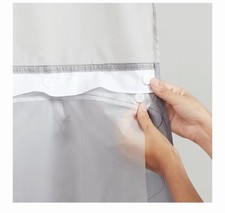 Hookless Snap-In Replacement Shower Curtain Liner picture