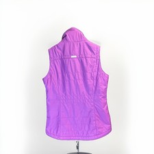 Columbia Women’s Quilted Puffer Vest Full Zip Purple Magenta Size S picture