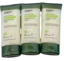 3 Pierre F ProBiotic Skin Care Moisturizing Cleansers w Vitamin E & Noni 5.92 Oz picture