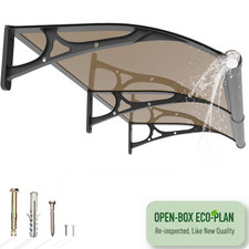 Aluminum Alloy Window Awning Door Canopy for Porch UV Rain Snow Cover Outdoor picture