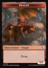 Dragon // Lotus Double-Sided Token - 7 // 12 - FRA - NM - MTG picture
