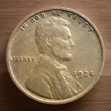 1924-P Fine Lincoln Wheat Cent / Penny “Best Value On eBay