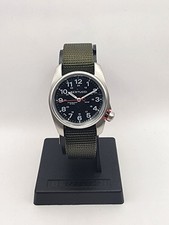 Bertucci Watch 10112 A-1S - Black Dial, Olive Nylon Band picture