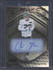 2025 Panini Black Malachi Moore Rookies Autographs #/199 #141 RC AU picture