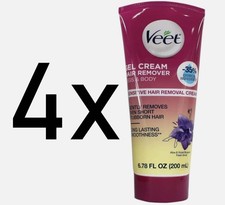 LOT of 4 Veet Gel Hair Remover Gel Cream, Sensitive Formula, 6.78 Ounce picture