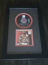 50 cent get rich or die tryin Signed CD Frame Authentic 03/100 Rare picture