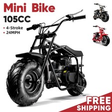 Oryxearth 105CC Mini Dirt Bike Adult 4-Stroke Gas Powered Off Road Trail, Black picture