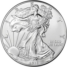 2015 American Silver Eagle 1 oz .999 Silver $1 Coin - BU picture