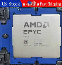 Used AMD EPYC 9555 Turin Zen5 64C 128T 3.2-4.4GHz 100-000001142 SP5 Unlocked CPU picture