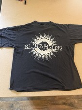 Vintage 1993 Blind Melon Brockum Shirt XL Black USA MADE picture