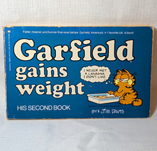 Vintage 1981 Garfield Gains Weight 1st Edition 1st Print SIGNED Jim Davis AS IS picture