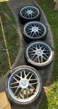 19” 19x7.5 RACING HART C4 Forged Wheels 5x114.3 4x114.3 honda acura Toyota Lexus picture