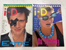 Lot Of 2 i-D Magazines May/June & July/Aug 1984 picture