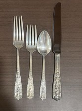 Westmoreland Milburn Rose Sterling Silver 4 Piece Place setting picture