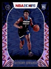 Anthony Edwards RC 2020-21 Hoops #216 Purple Explosion picture