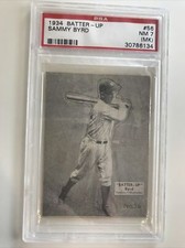 1934 Batter-Up #56 Sammy Byrd PSA 7 NM picture
