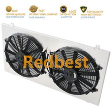 Aluminum Shroud+14''Fan Fit 99-14 Chevy Silverado GMC Cadillac 4.8 5.3 6.0 6.2L picture