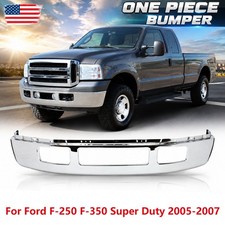 Front Chrome Bumper Face Bar Fits For Ford F-250 F-350 Super Duty 2005-2007 06 picture