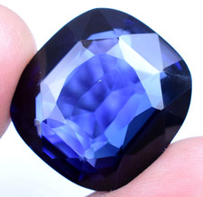 Stunning Natural Kashmiri Blue Sapphire 45.90Ct Certified Treated Loose Gemstone picture
