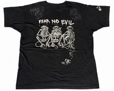 Original WCW Maxx Payne SIGNED Ring Worn “FEAR NO EVIL” Event Used Shirt W PROOF picture