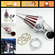 Motorcycle Spike Air Cleaner Intake Filter Kit for Harley CV EVO Sportster XL Ch picture