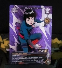 Naruto CCG Rock Le 1st Place Winner Foil Promo Card (N-571) Bandai small crease  picture