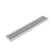 2 ft. Plastic Spee-D Channel Drain Grate in Gray picture
