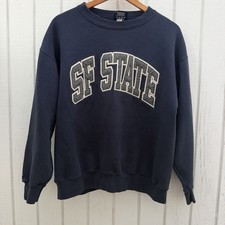 Vintage San Francisco State Crew Neck Sz L Jansport College Wear picture
