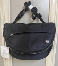 Lululemon All Night Festival Bag 5 L Black/Silver Crossbody Purse picture