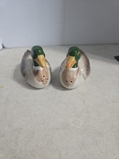 VTG Otagiri Mallard Duck Salt & Pepper Shakers OMC Japan 1981  picture
