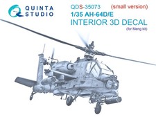 Quinta Studio 1/35 AH-64D Extended forward avionics bays 3D-Interior (Meng) picture