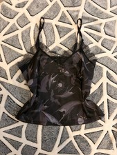 Nightdress Killstar Black Bat Asperities Cami Tank XS Goth Horror Vampire NWOT picture