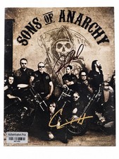 Sons of Anarchy Charlie Hunnam Ron Pearlman Signed Autographed 8x10 Photo w/ COA picture