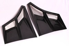 Car Fiber Glass Intake Scoop Air Front Fender Vents Hood 2pcs Fiberglass picture