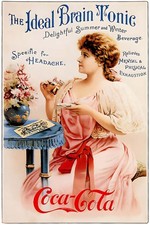Coca-Cola (1890s) Vintage Ad Poster 🌟🍹 - 24x36” - Hi-Res💎 Print - 200 GSM picture
