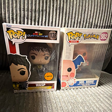 Funko Pop 2-Pack Vinyl Wasp #1138 CHASE & Pokemon Mr. Mime #582 NIB picture