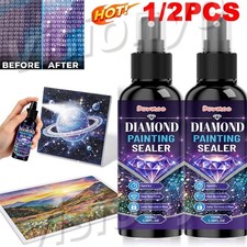 2x Diamond Painting Sealer Spray,Quick Dry Gloss Finish Sealant for Diamond Art picture
