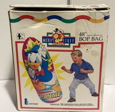 Vintage 1993 Intex Disney Donald Duck Bop Bag 48 Inch Punching Bag New in Box picture